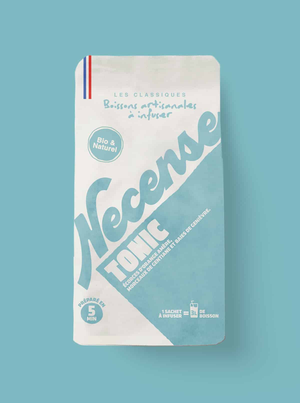 Necense - Tonic Bio Artisanal 260g (gentiane, genièvre sauvage, romarin, orange amère) – Image 1