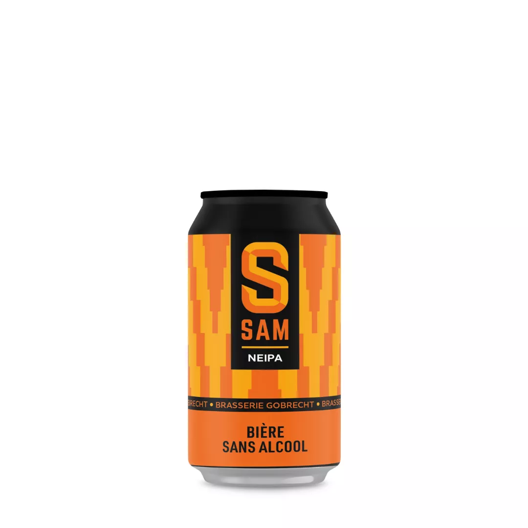 SAM NEIPA sans alcool 0,5% 33cl Canette – Image 1